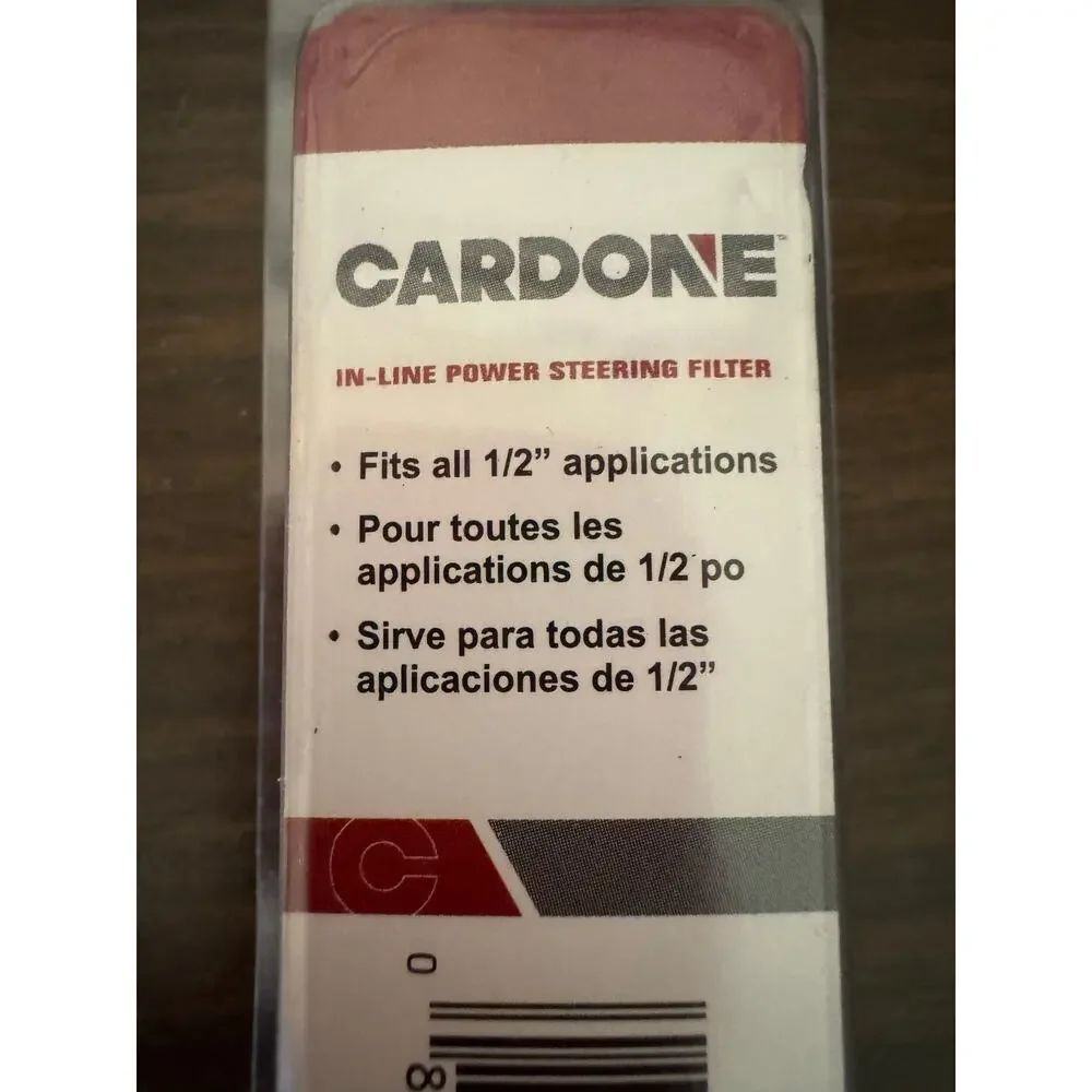 Cardone Pure #20-0012F In-Line Power Steering Filter Fits All 1/2